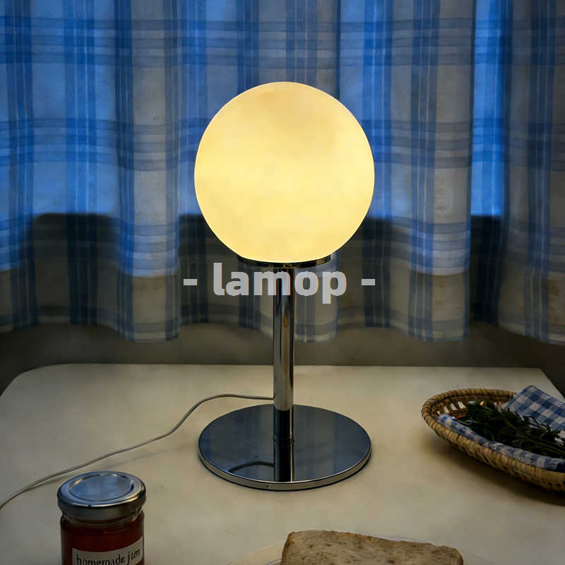 Decor Lighting Table Lamps - Lampada da Tavolo a Globo Cromato
