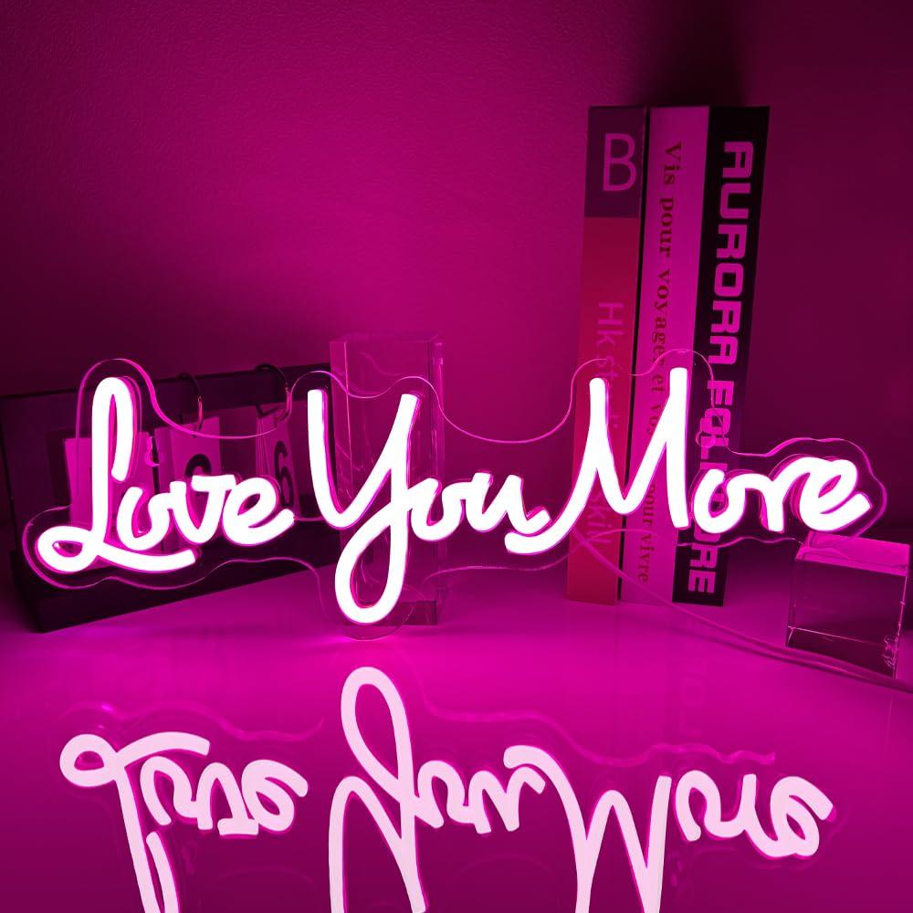 Lighting Decor And More - Insegna al Neon 'Ti Amo Più'