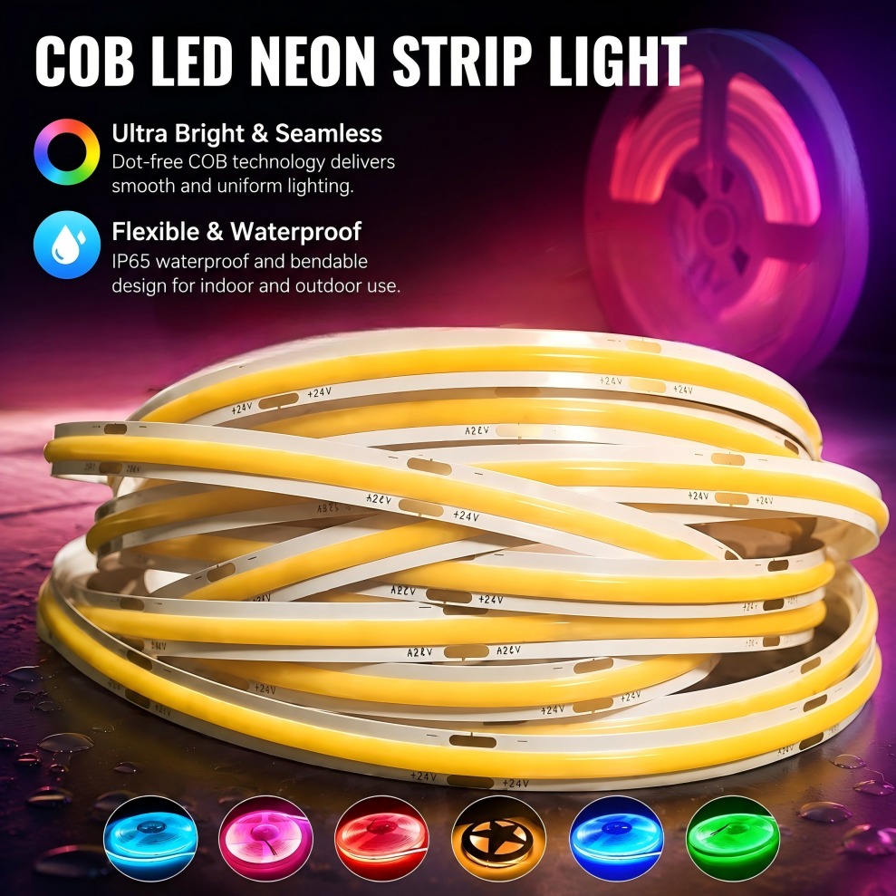 Lighting Decor And More - Striscia LED COB DC12V/24V 320LED/M ad