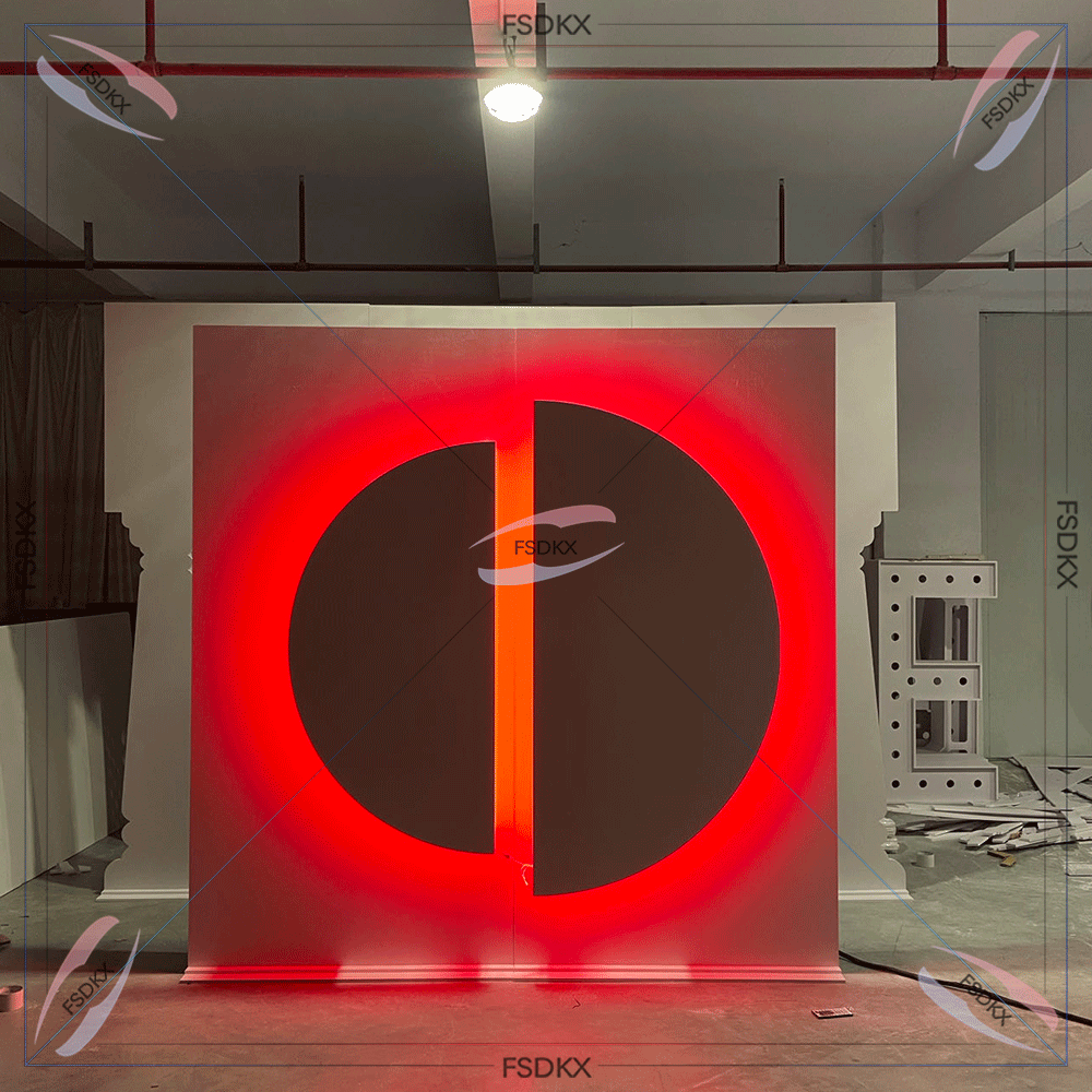 Lighting Decor Rentals - Incredibile Design RGB 3D Square background