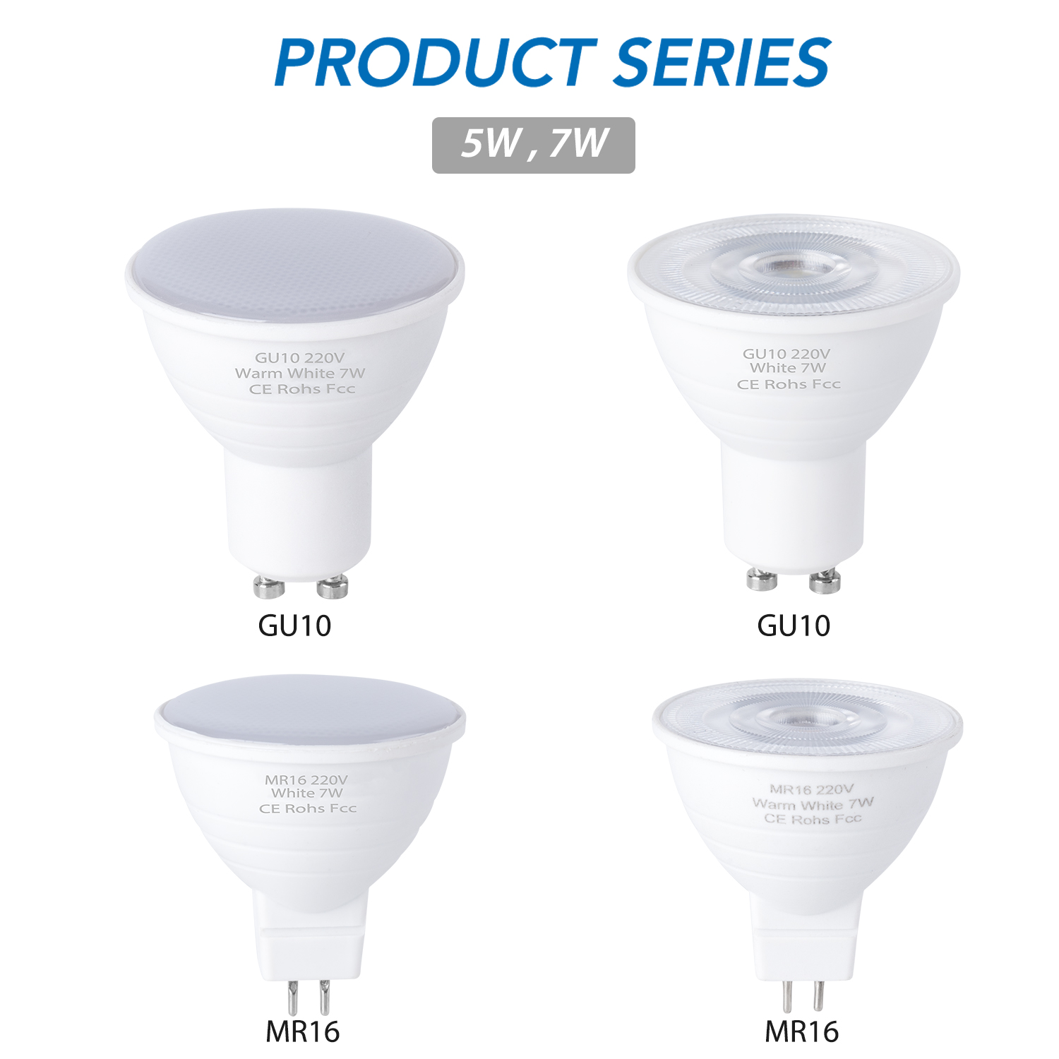 Lighting Decoration For Home - Faretto LED E27, Lampadina LED GU10