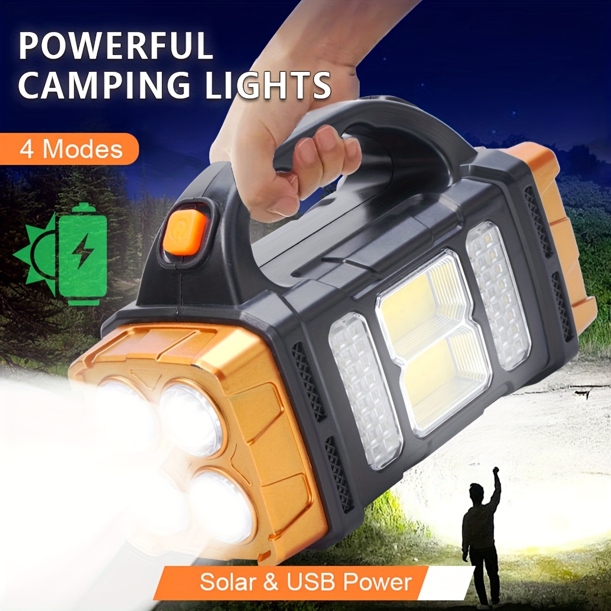 Yard Lighting Decor - Nuova Torcia LED Solare Ricaricabile ad