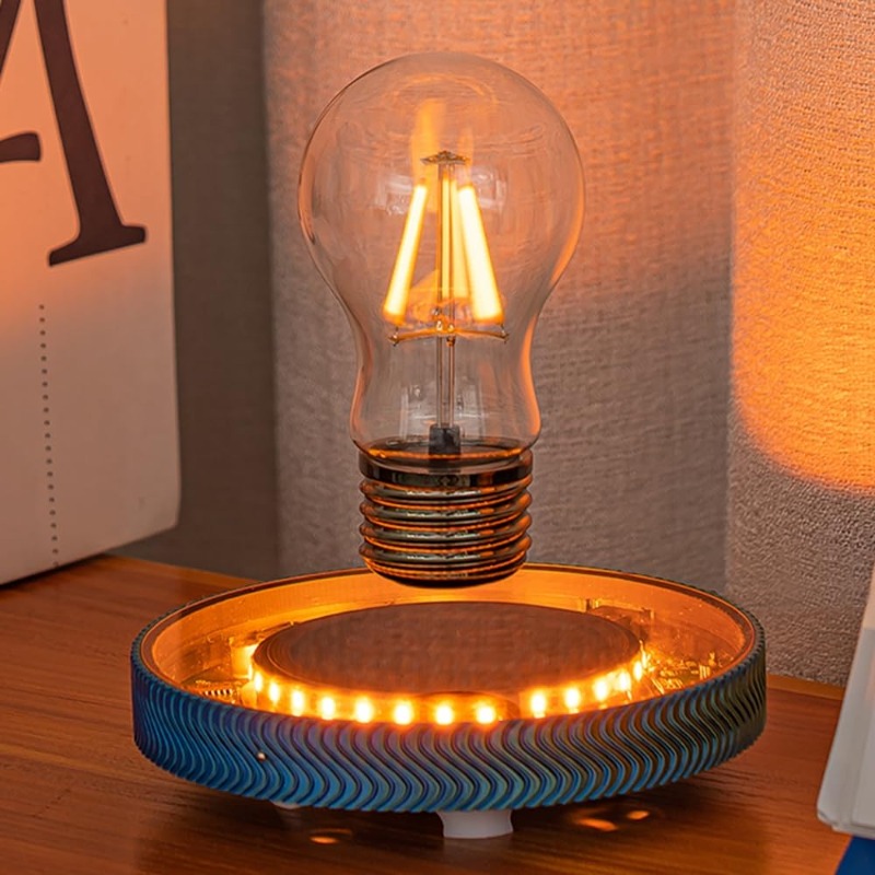 Led Moon Lamp - Lampadina LED Levitante Senza Fili, Lampada