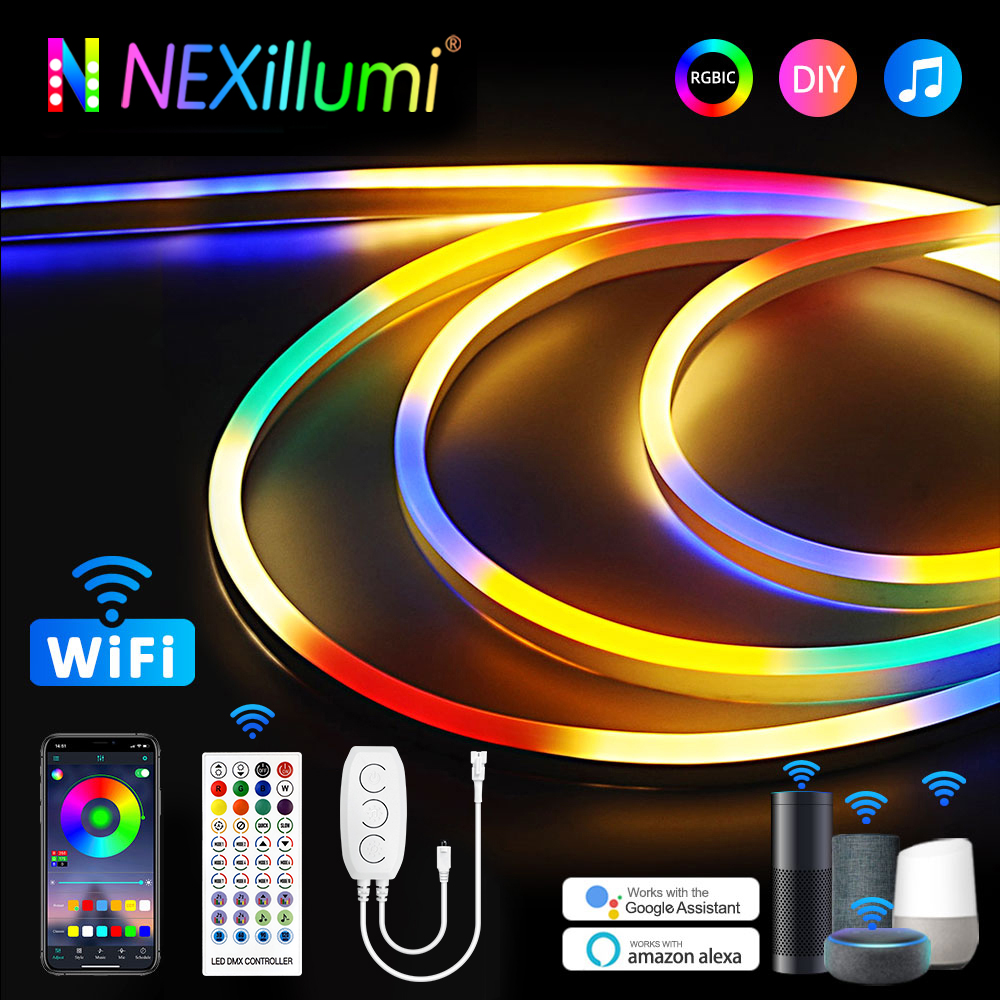Decor Lighting Address - TUYA WiFi Neon RGBIC LED Luci