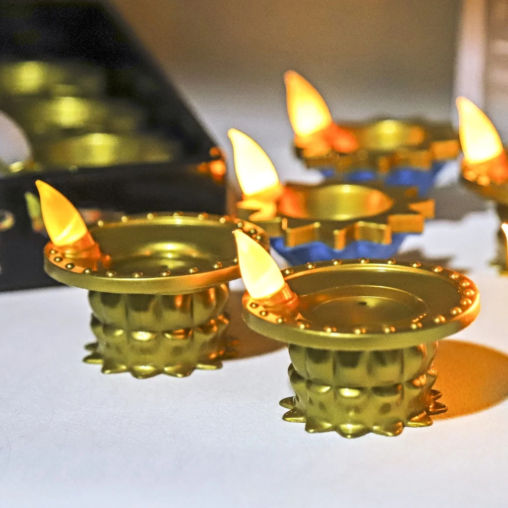 Lighting Decoration For Diwali - Lampada a candela a LED simulazione