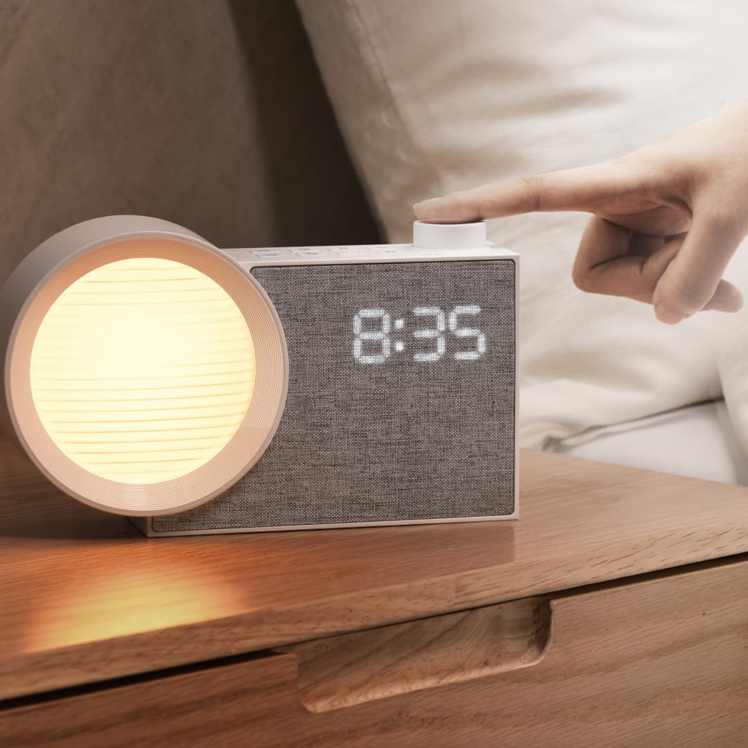 Decor Lighting Table Lamps - WILIT Luce Notturna LED con Sveglia,