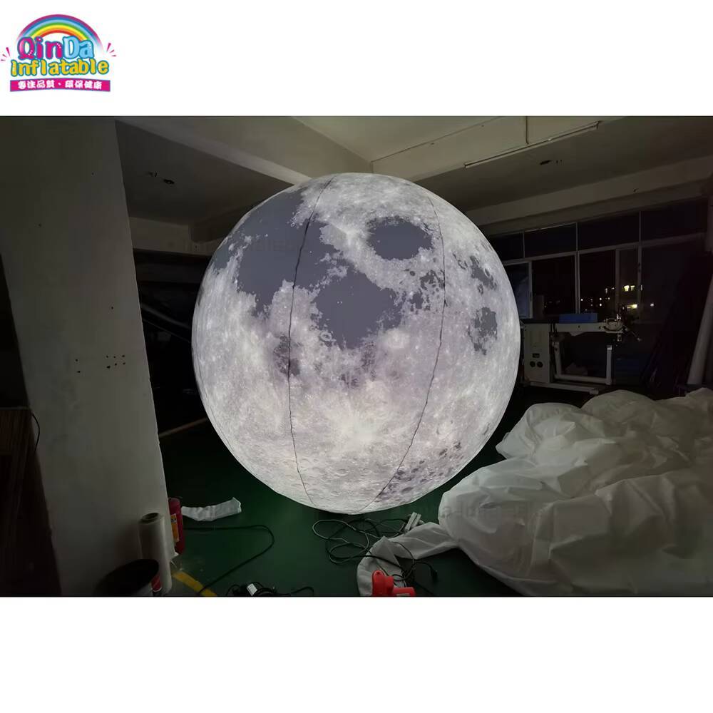 Lighting Decor Rentals - La luna gonfiabile gigante decorativa dell'illuminazione