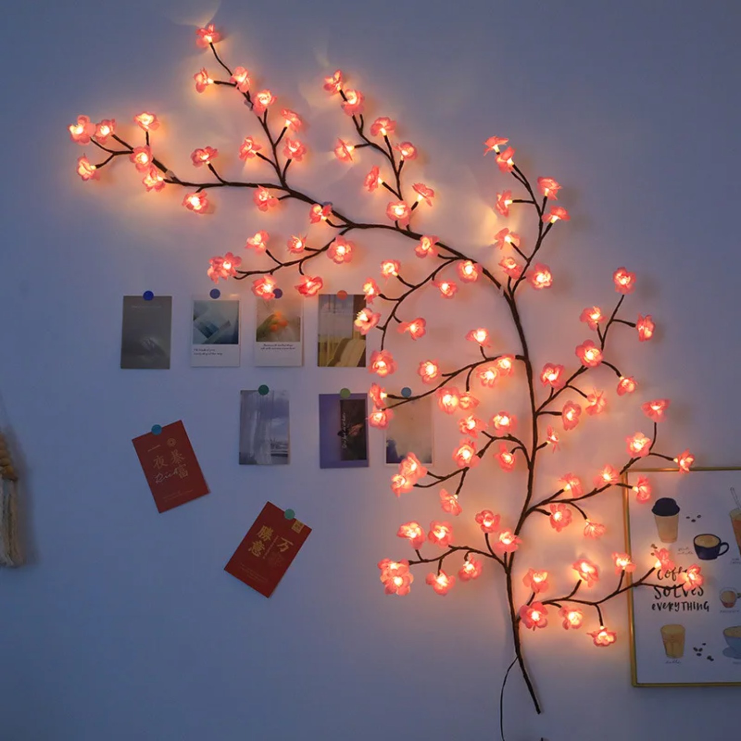 Luce LED a ramo di ciliegio da - Wall Decor Lighting Tree recensione e prezzo