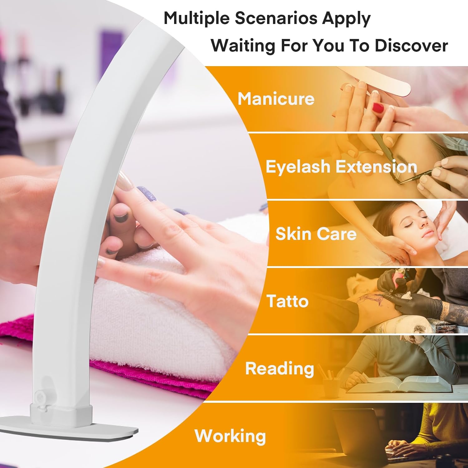 Luce LED a mezzaluna per Nail  - Led Moon Lamp recensione e prezzo