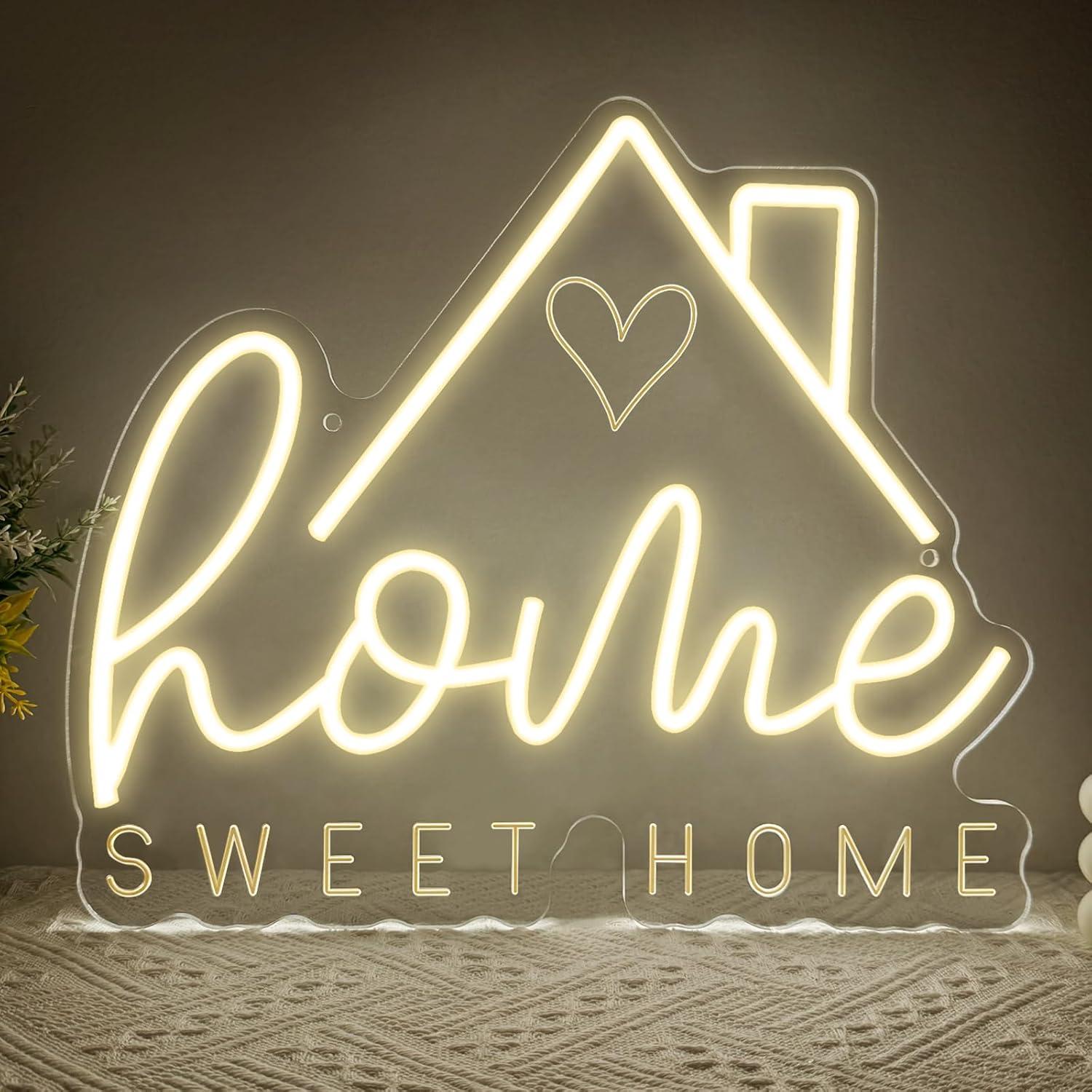 Insegna al Neon 'Sweet Home' c - Lighting Decoration For Home recensione e prezzo