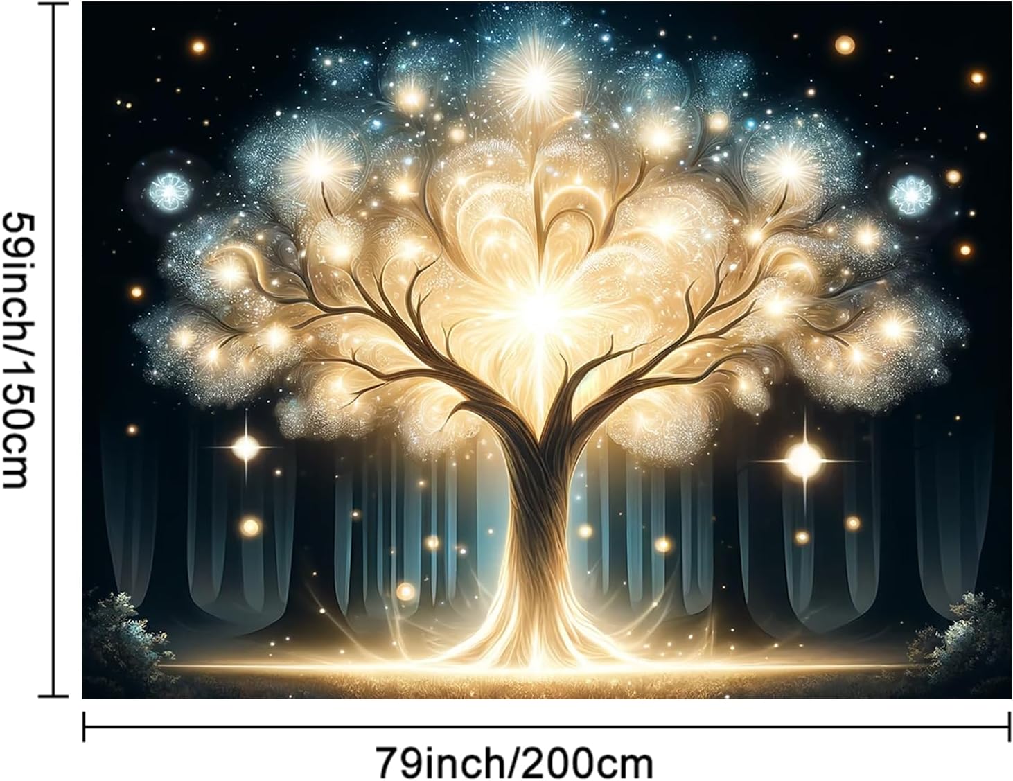 Incandescente Spirit Tree UV L - Wall Decor Lighting Tree recensione e prezzo