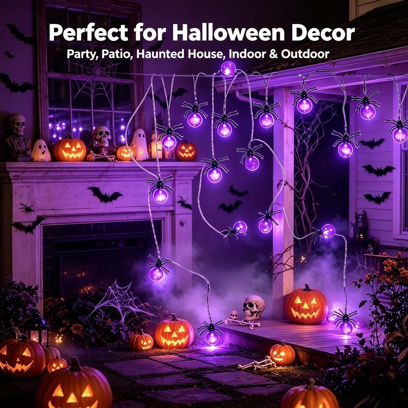 Luci a LED a Forma di Ragno a  - Yard Lighting Decor recensione e prezzo