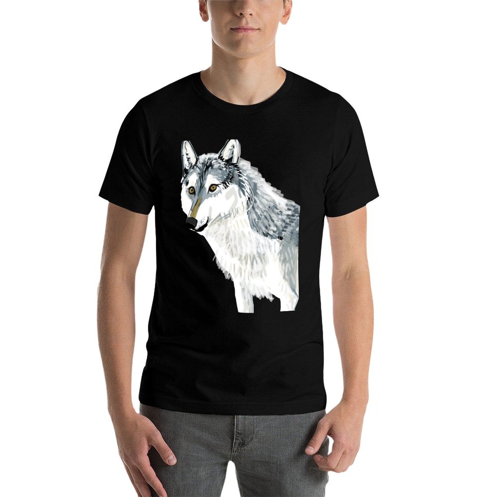T-shirt Totem Alberta Wolf, to - Alberta Lighting & Decor Edmonton Ab recensione e prezzo
