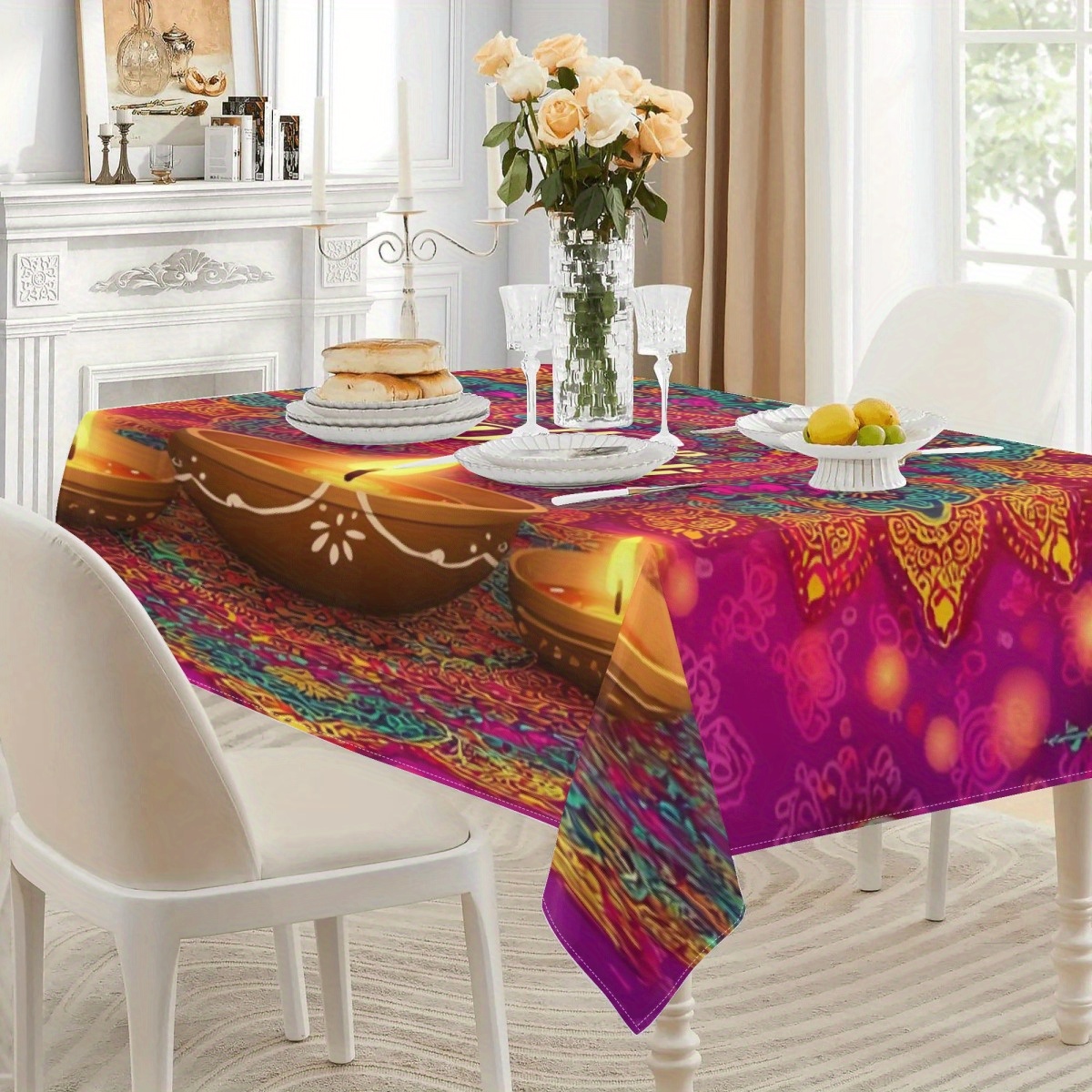 Tovaglia Rettangolare per Deco - Lighting Decoration For Diwali recensione e prezzo