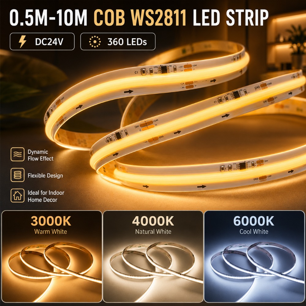 Striscia LED COB WS2811 Indiri - Decor Lighting Address recensione e prezzo