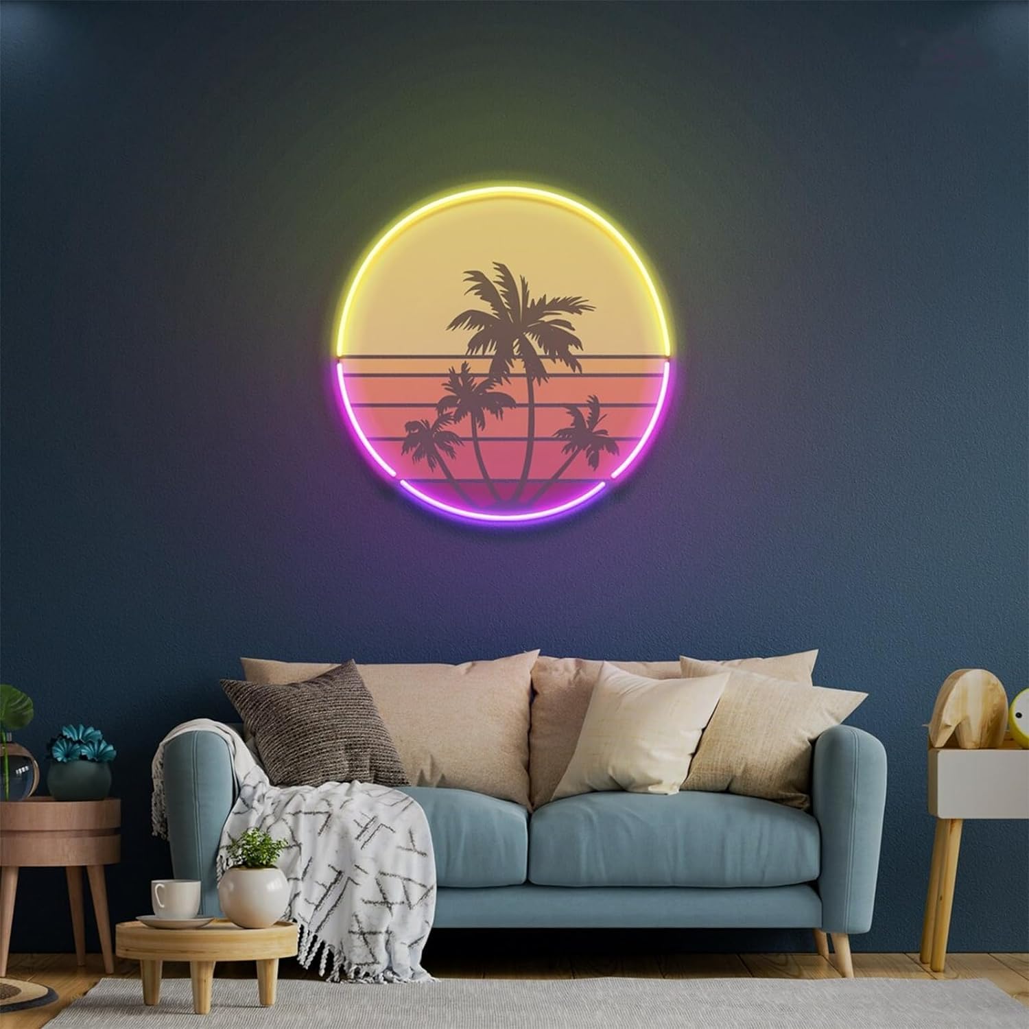 Luce al neon al tramonto adatt - Wall Decor Lighting Tree recensione e prezzo