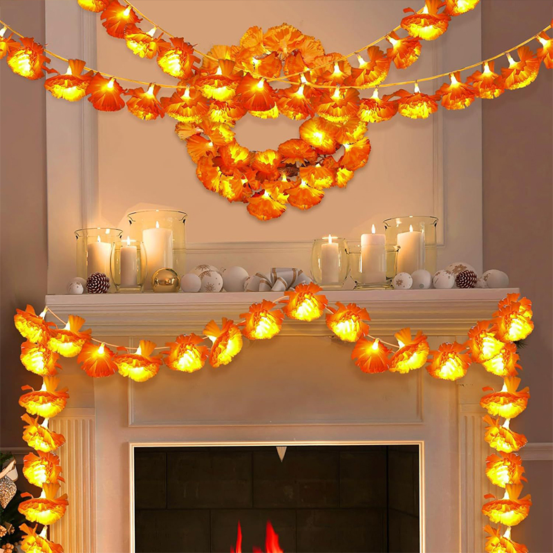 Fiori artificiali di calendula - Lighting Decoration For Diwali recensione e prezzo