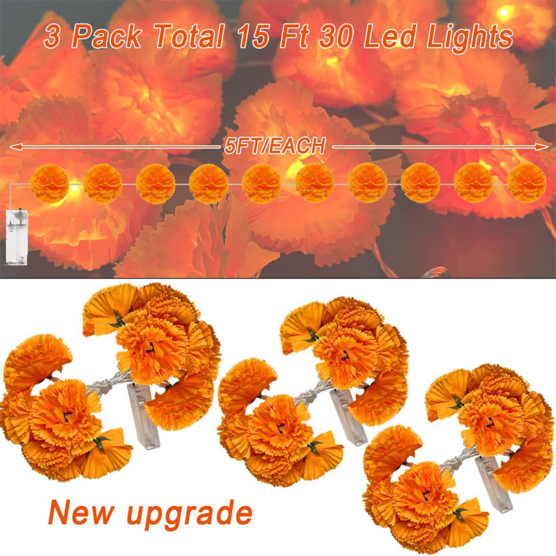 Fiori artificiali di calendula - Lighting Decoration For Diwali recensione e prezzo