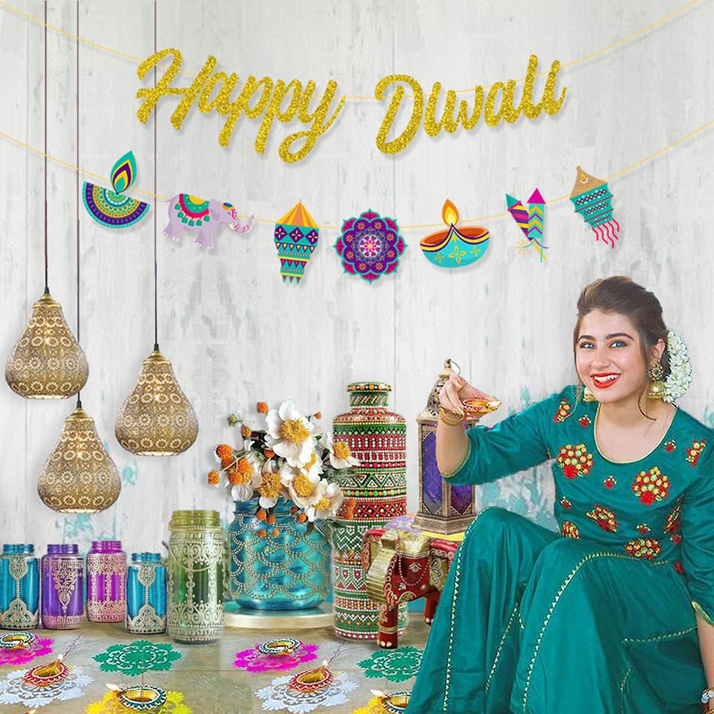 Decorazioni per feste Diwali B - Lighting Decoration For Diwali recensione e prezzo