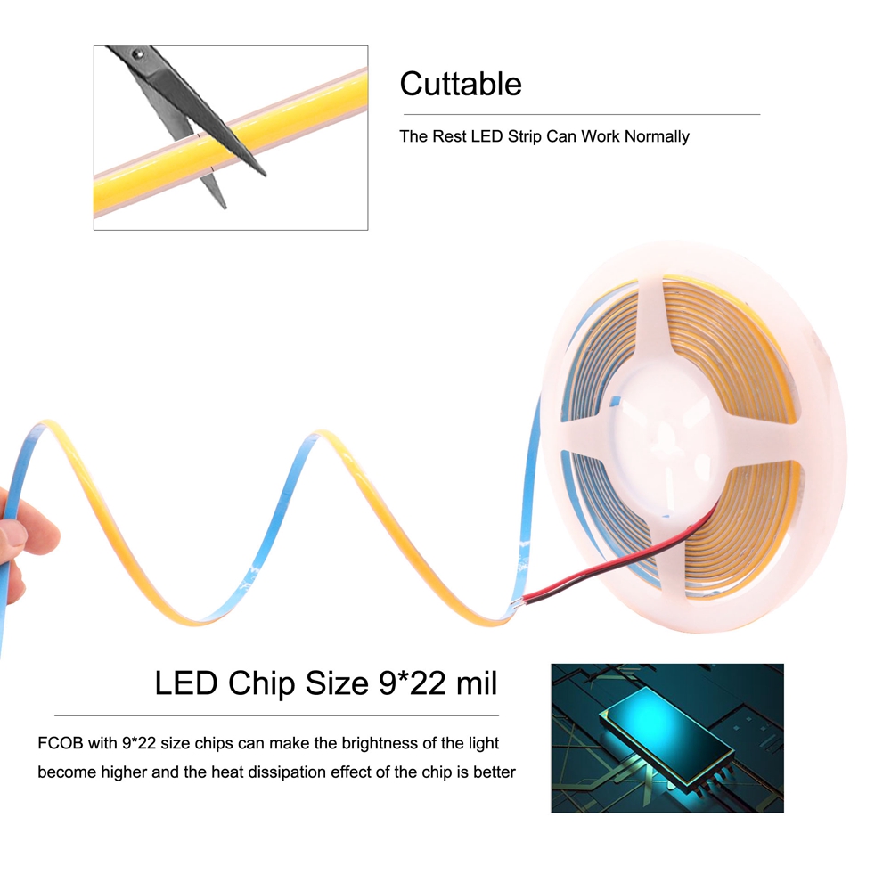 Striscia LED COB da 5mm 384LED - Lighting Decor And More recensione e prezzo