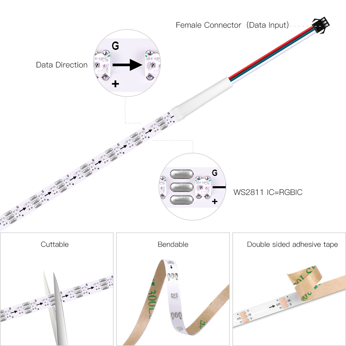 Smart RGBIC WS2812B IC Pixel L - Decor Lighting Address recensione e prezzo