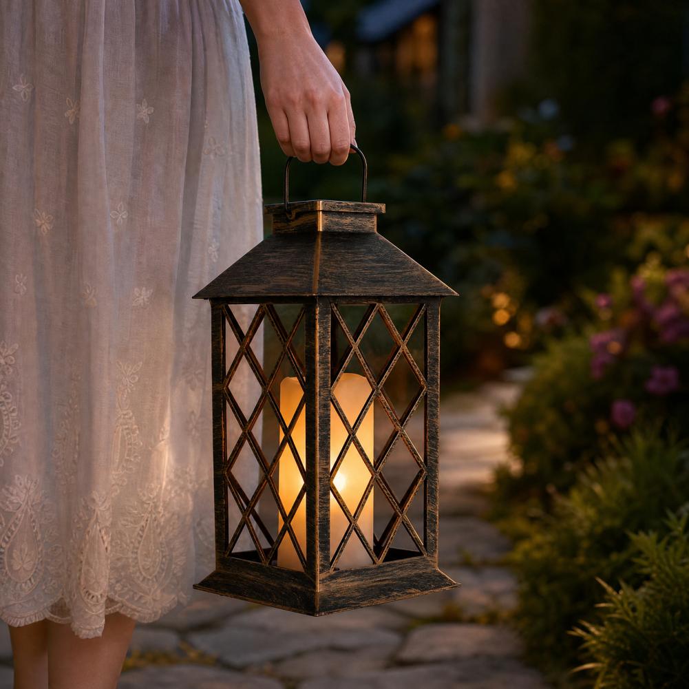Lanterna Solare Retrò, Lantern - Yard Lighting Decor recensione e prezzo