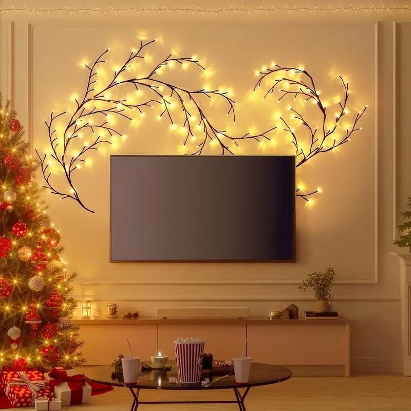 144 LED String Light Ramo di u - Wall Decor Lighting Tree recensione e prezzo