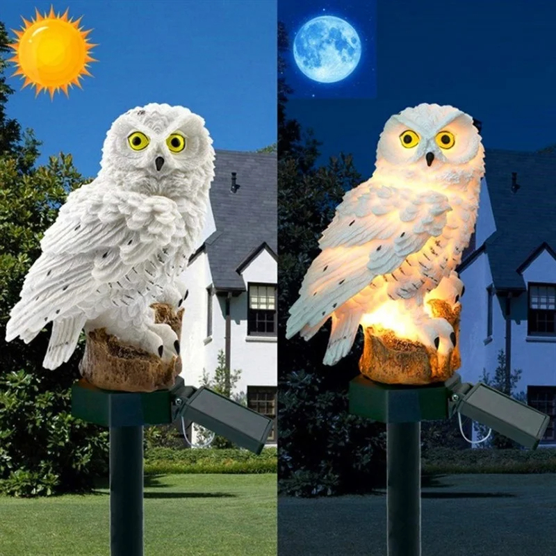 Statua di Gufo Solare con Luce - Yard Lighting Decor recensione e prezzo