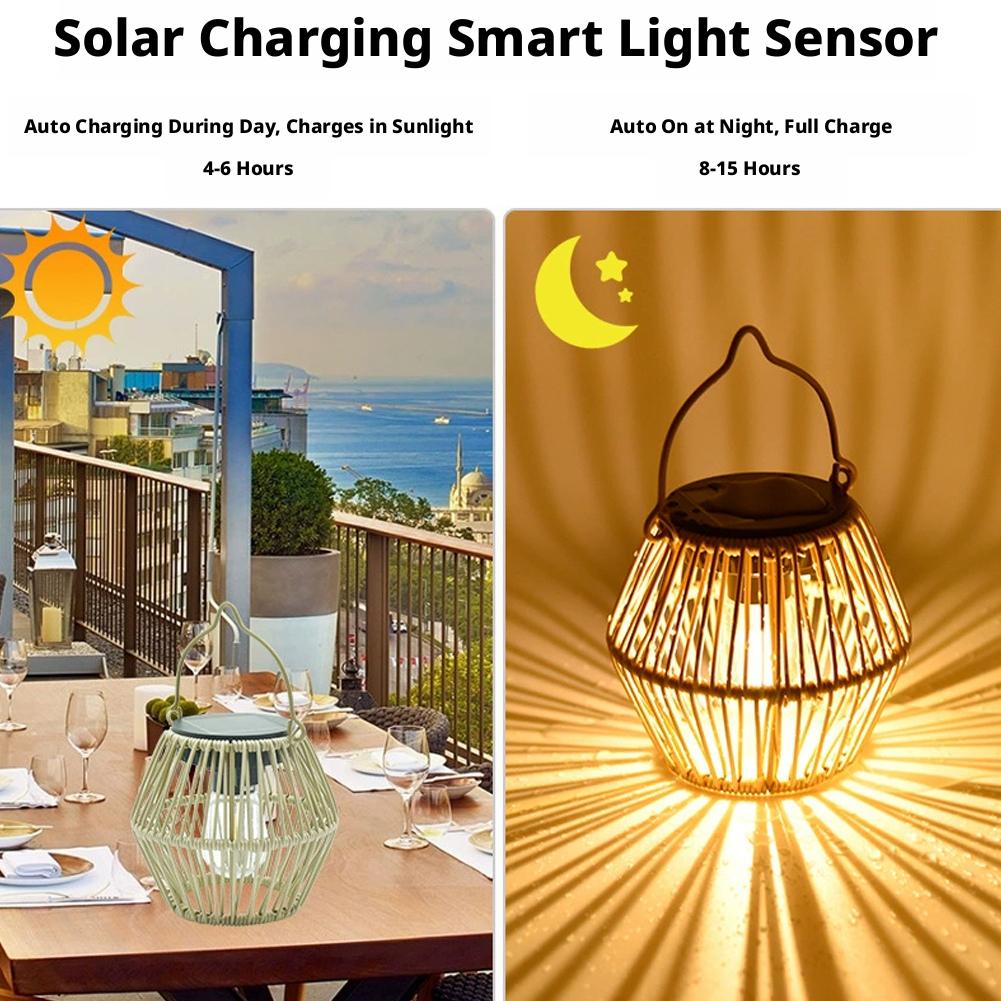 Lanterna Solare in Rattan IP65 - Decor Lighting Table Lamps recensione e prezzo