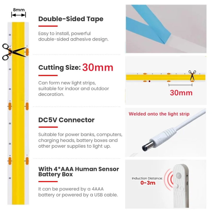 Striscia LED COB a Doppia Moda - Lighting Decor And More recensione e prezzo