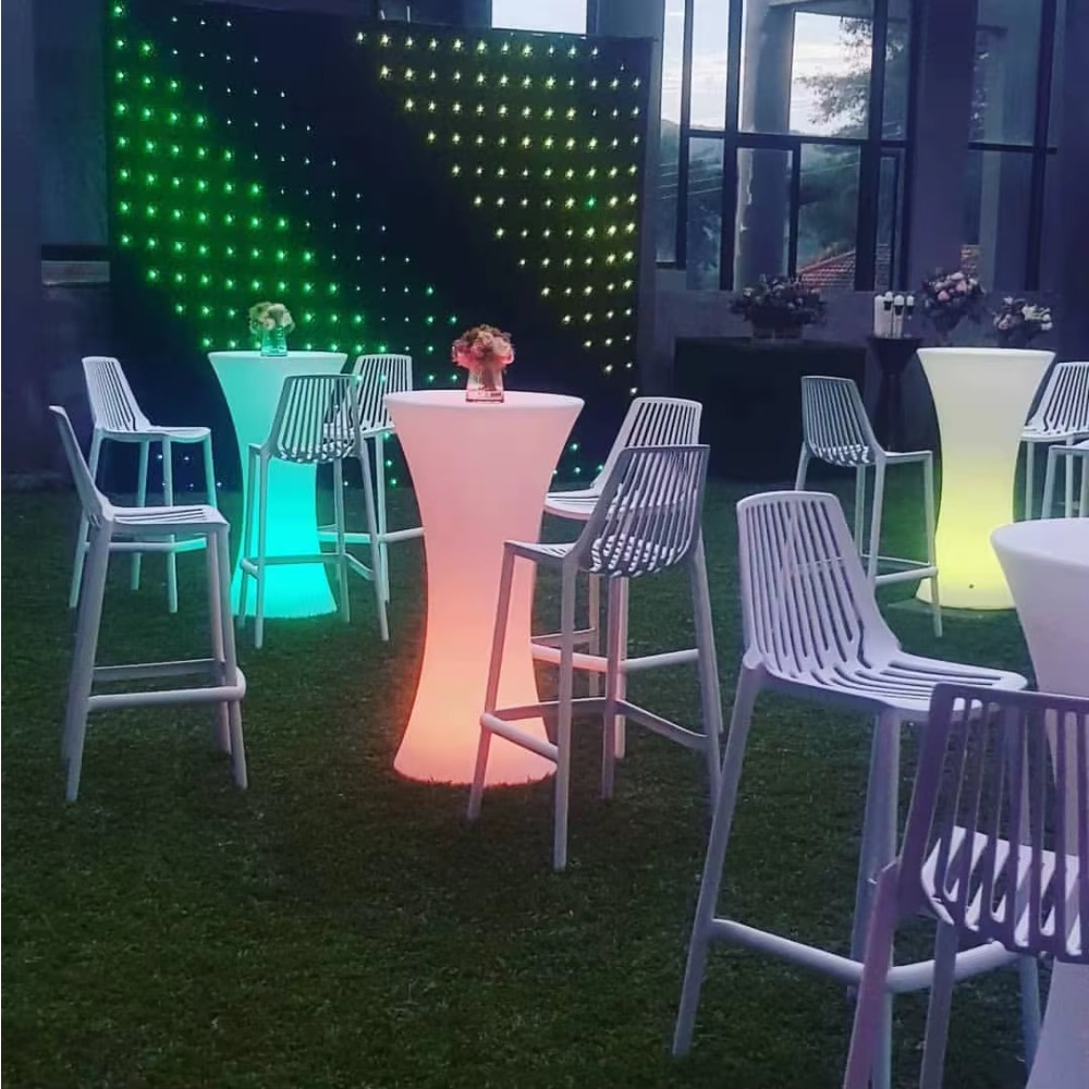 Tavoli Alti da Bar a LED All'I - Lighting Decor Rentals recensione e prezzo