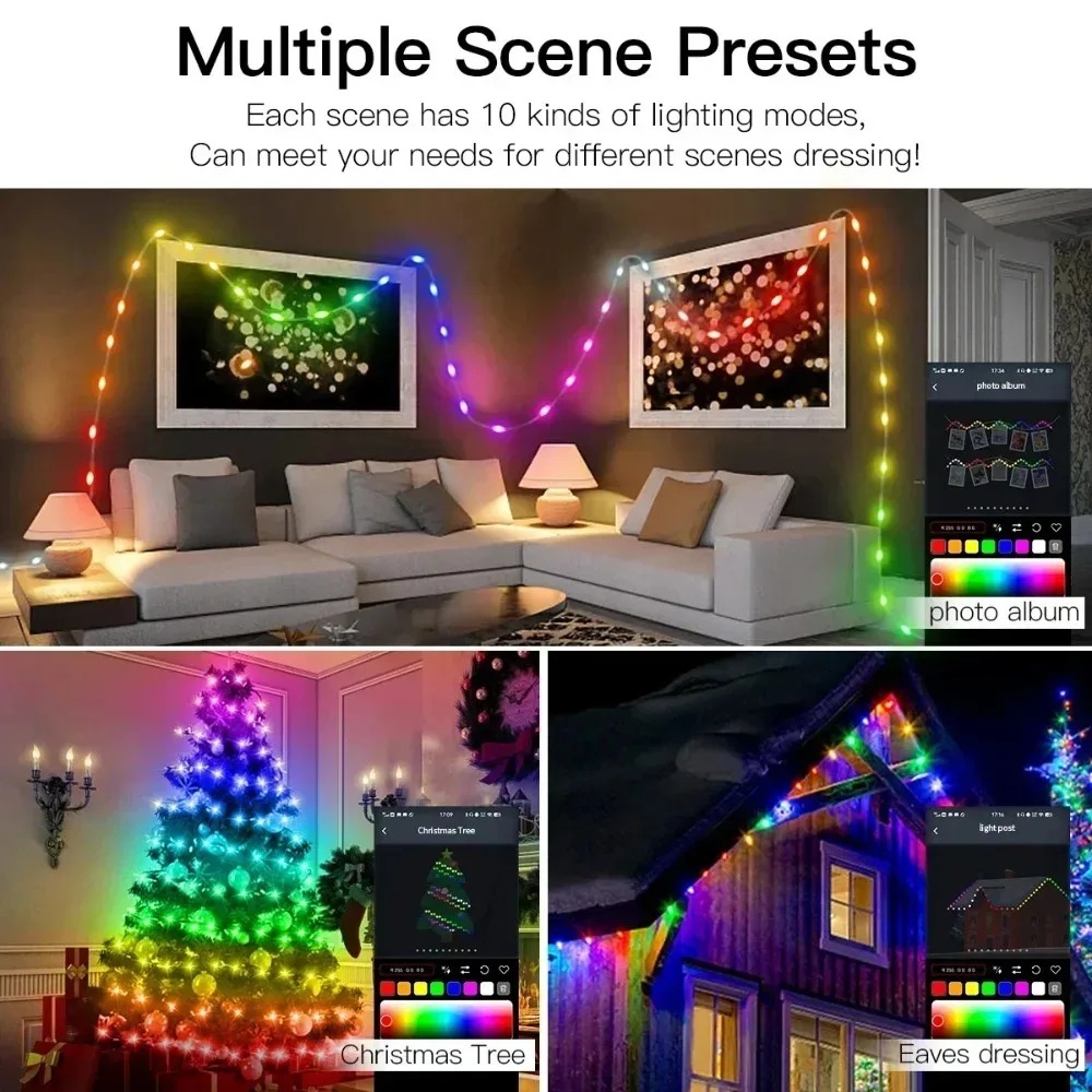Catena di Luci LED RGBIC Indir - Decor Lighting Address recensione e prezzo