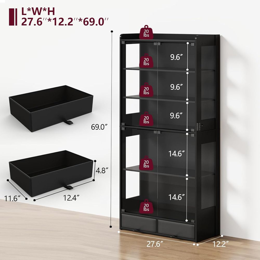 Vetrina Espositiva a 5 Ripiani - Lighting & Home Decor Studio Photos recensione e prezzo