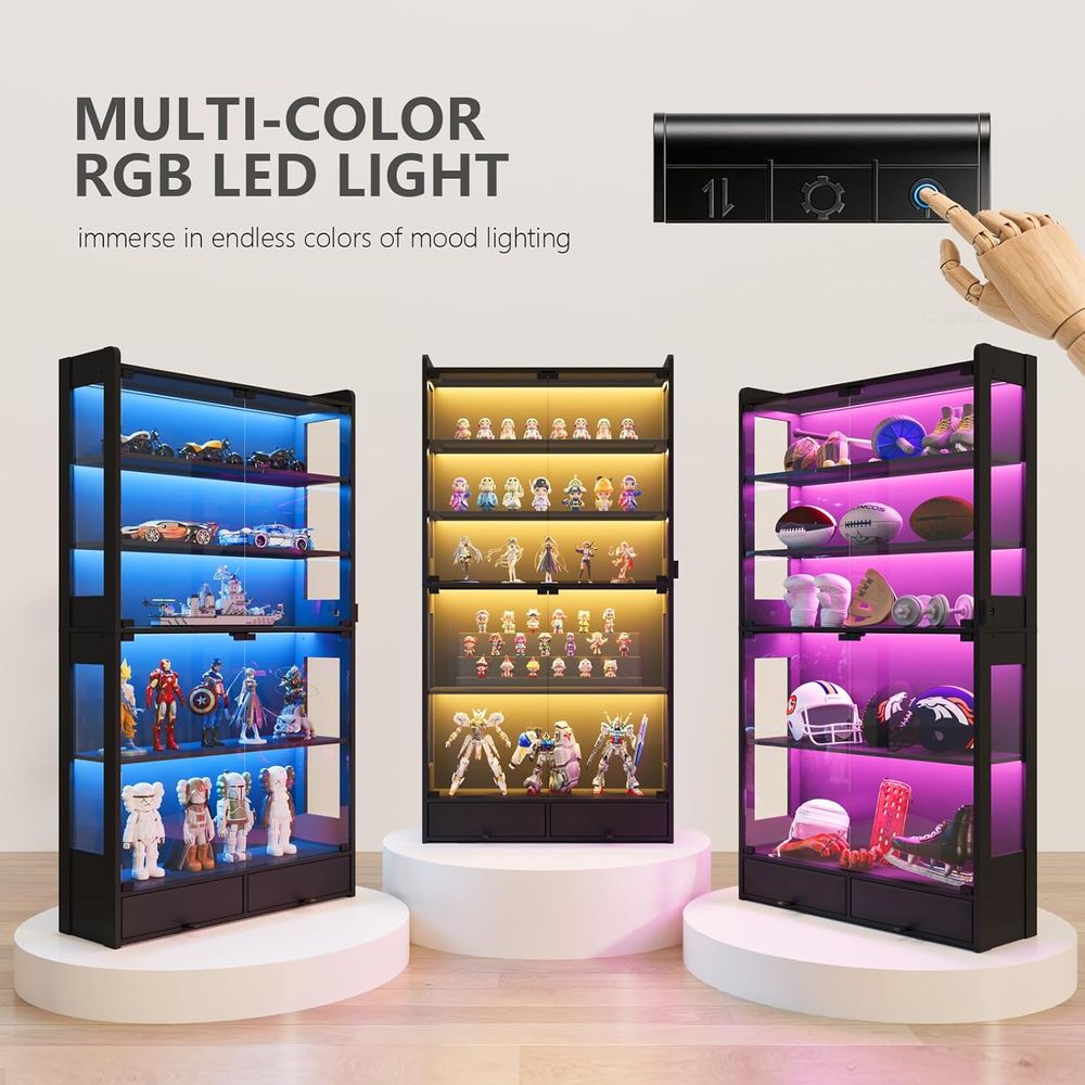 Vetrina Espositiva a 5 Ripiani - Lighting & Home Decor Studio Photos recensione e prezzo