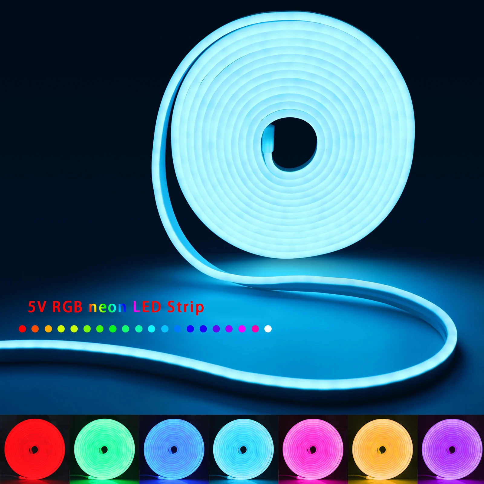 1-5m RGB LED Neon Strip Light  - Lighting Decoration For Home recensione e prezzo