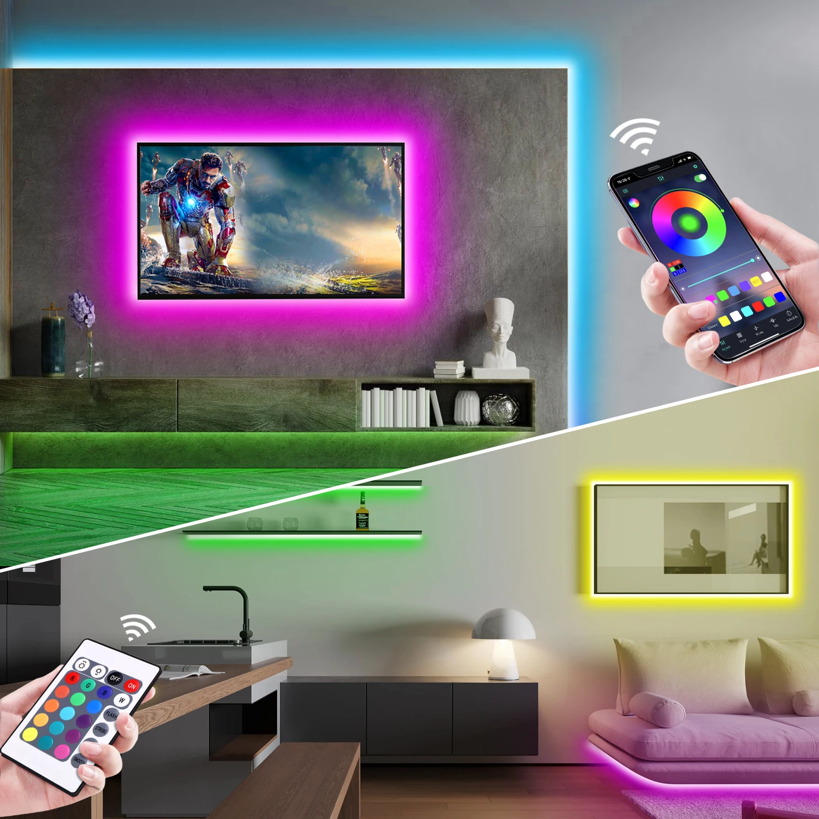 1-5m RGB LED Neon Strip Light  - Lighting Decoration For Home recensione e prezzo
